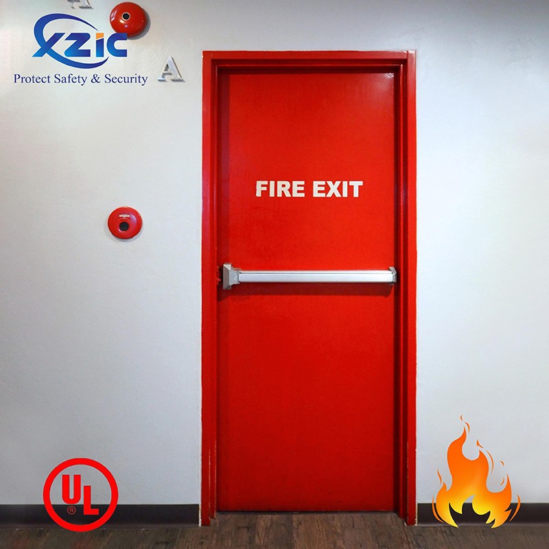 steel fire escape door